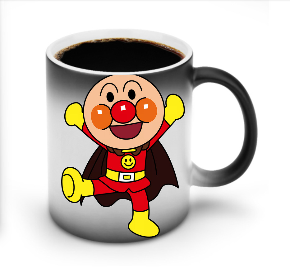 （画像用） アンパンマン Anpanman 温度変色マグカップ
