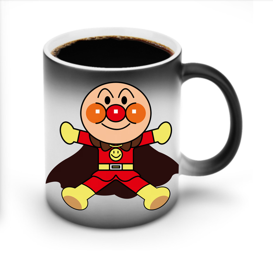 （画像用） アンパンマン Anpanman 温度変色マグカップ