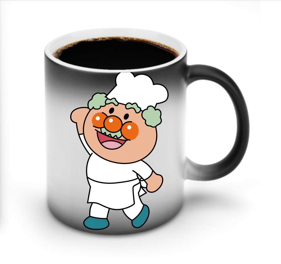 （画像用） アンパンマン Anpanman 温度変色マグカップ