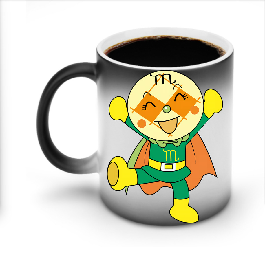 （画像用） アンパンマン Anpanman 温度変色マグカップ
