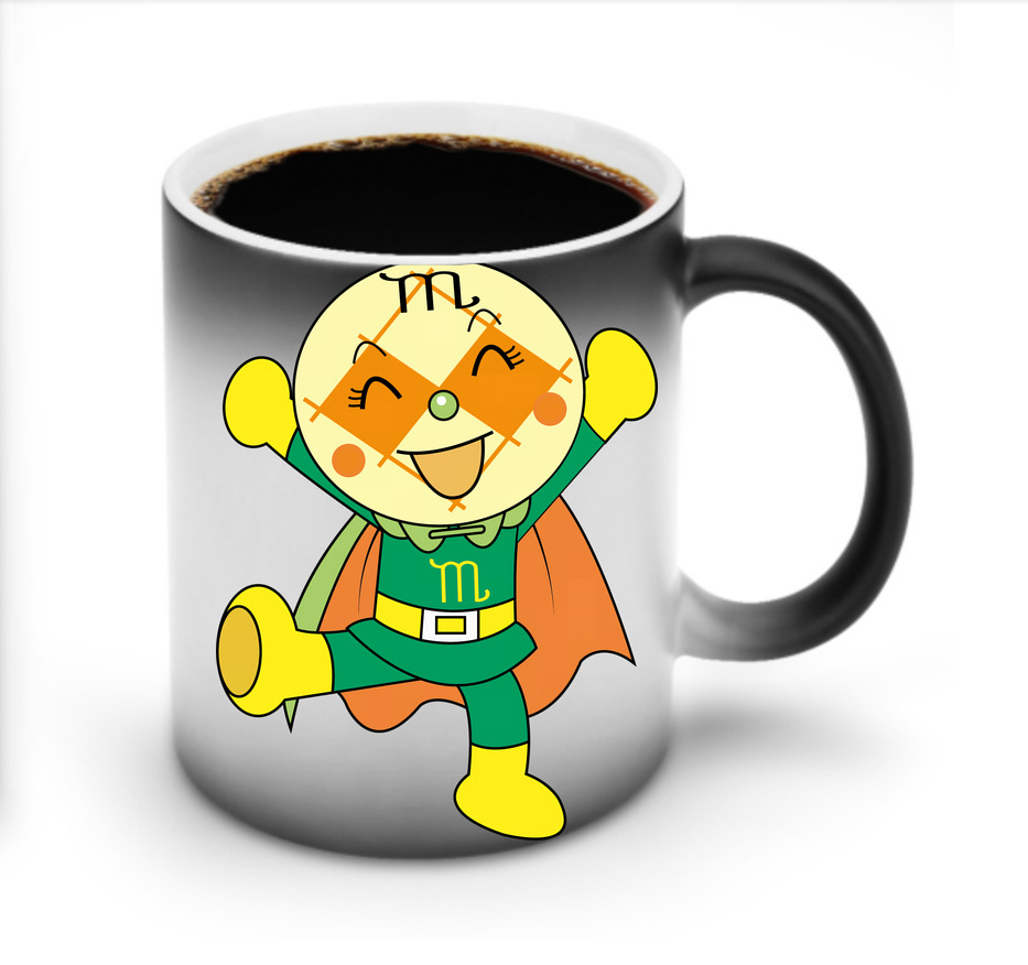 （画像用） アンパンマン Anpanman 温度変色マグカップ