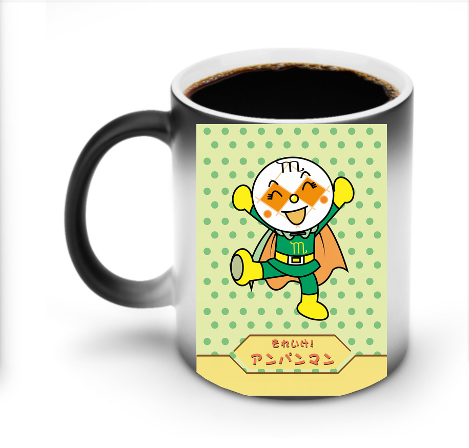 （画像用） アンパンマン Anpanman 温度変色マグカップ