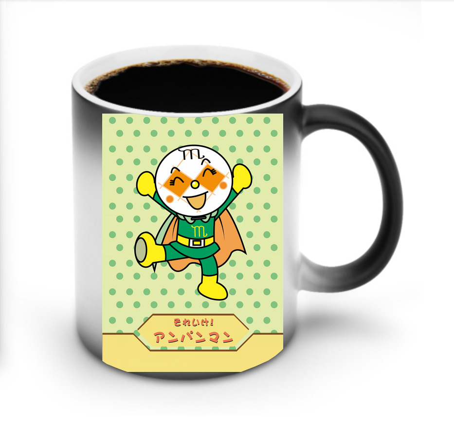（画像用） アンパンマン Anpanman 温度変色マグカップ