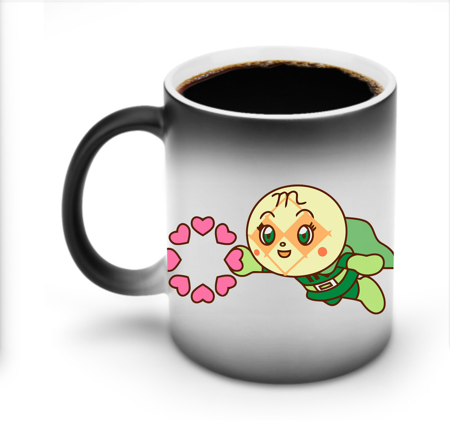 （画像用） アンパンマン Anpanman 温度変色マグカップ