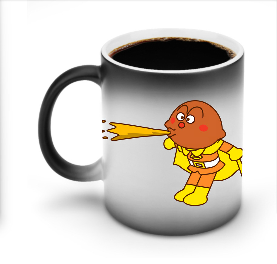 （画像用） アンパンマン Anpanman 温度変色マグカップ