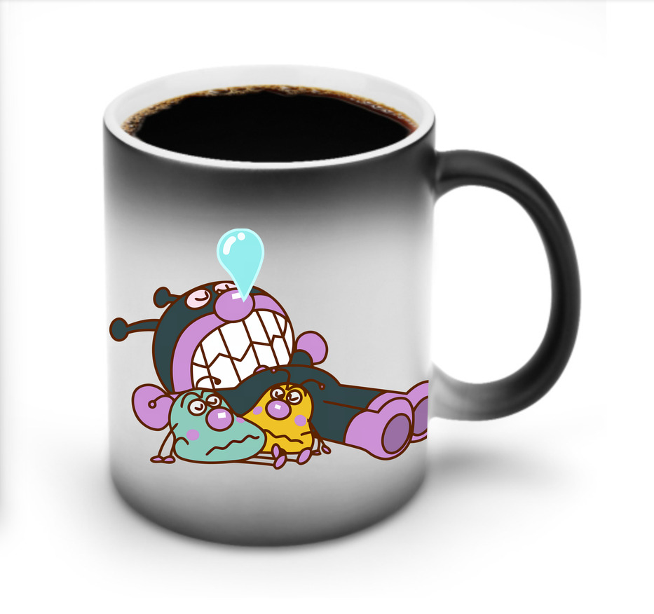 （画像用） アンパンマン Anpanman 温度変色マグカップ