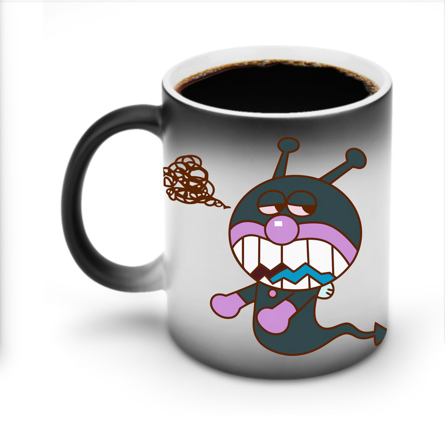 （画像用） アンパンマン Anpanman 温度変色マグカップ