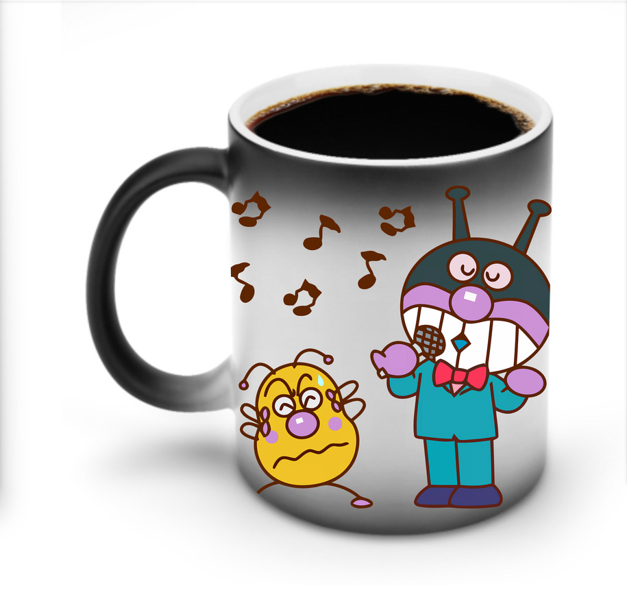 （画像用） アンパンマン Anpanman 温度変色マグカップ