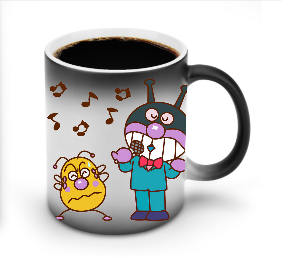 （画像用） アンパンマン Anpanman 温度変色マグカップ