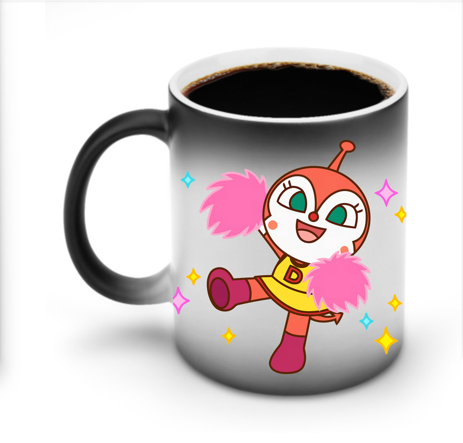 （画像用） アンパンマン Anpanman 温度変色マグカップ