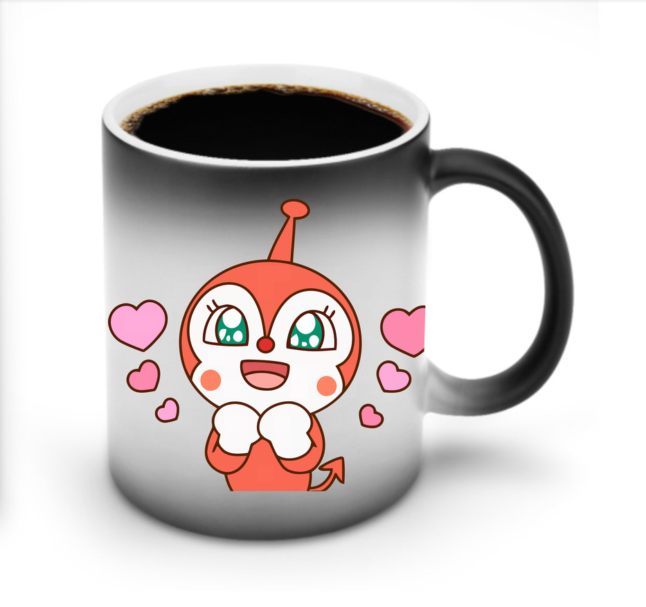 （画像用） アンパンマン Anpanman 温度変色マグカップ