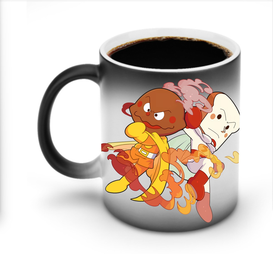 （画像用） アンパンマン Anpanman 温度変色マグカップ