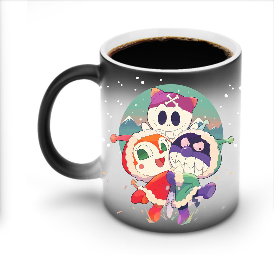 （画像用） アンパンマン Anpanman 温度変色マグカップ