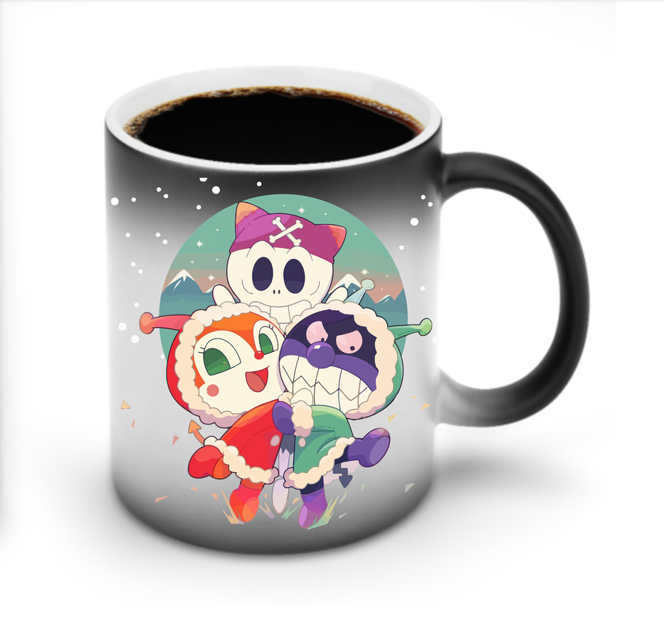 （画像用） アンパンマン Anpanman 温度変色マグカップ