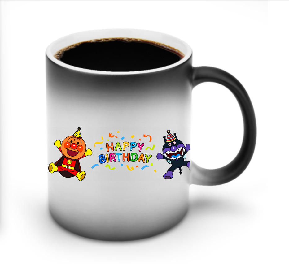 （画像用） アンパンマン Anpanman 温度変色マグカップ