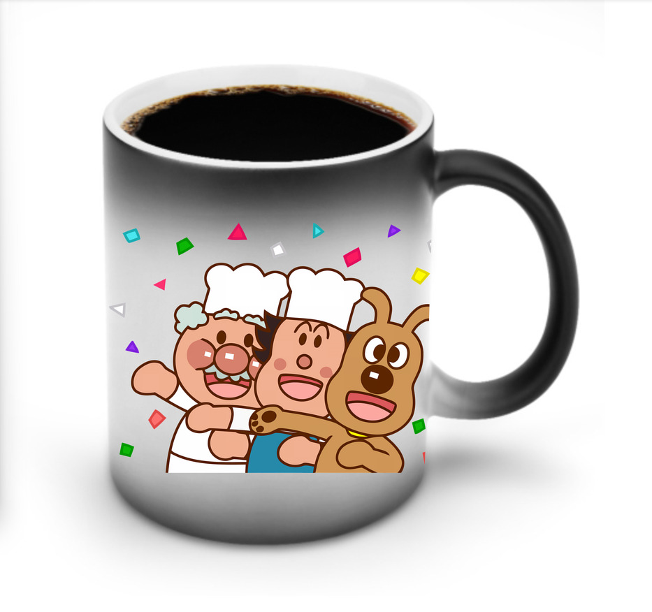 （画像用） アンパンマン Anpanman 温度変色マグカップ