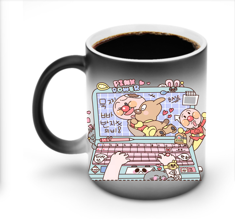 （画像用） アンパンマン Anpanman 温度変色マグカップ
