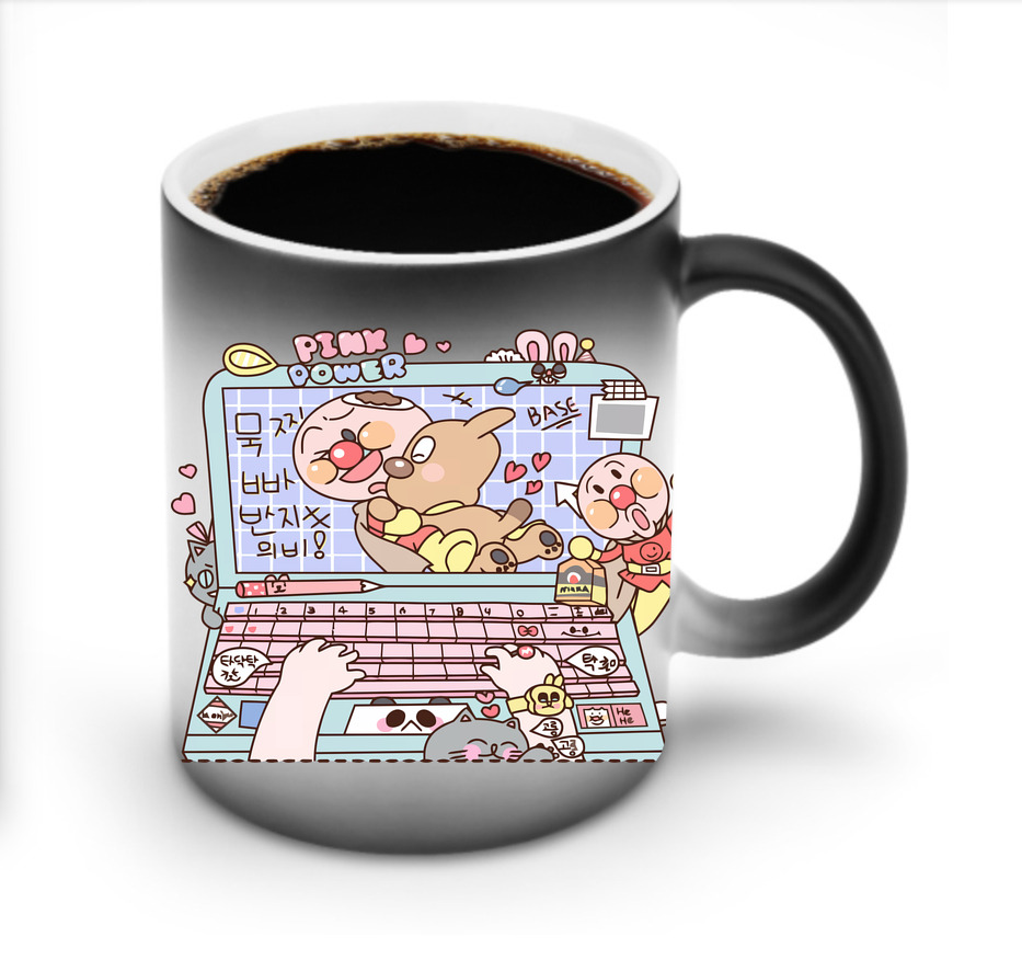 （画像用） アンパンマン Anpanman 温度変色マグカップ