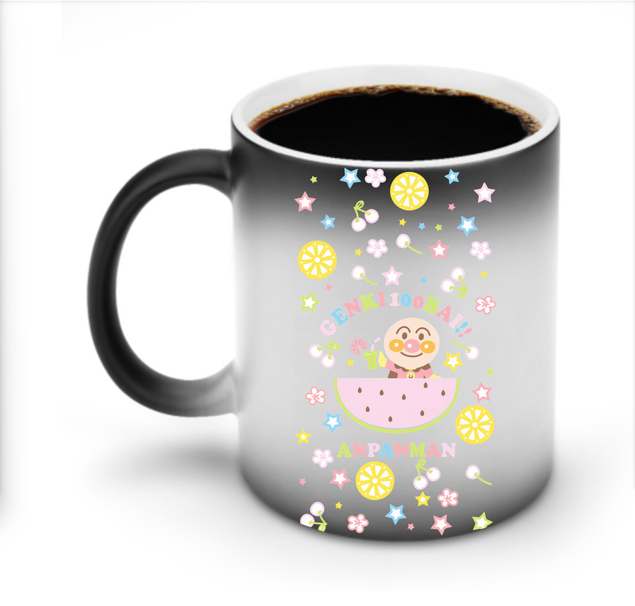 （画像用） アンパンマン Anpanman 温度変色マグカップ