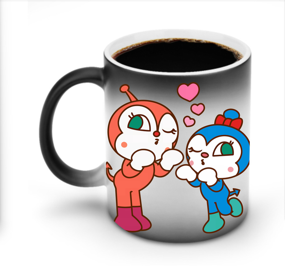 （画像用） アンパンマン Anpanman 温度変色マグカップ
