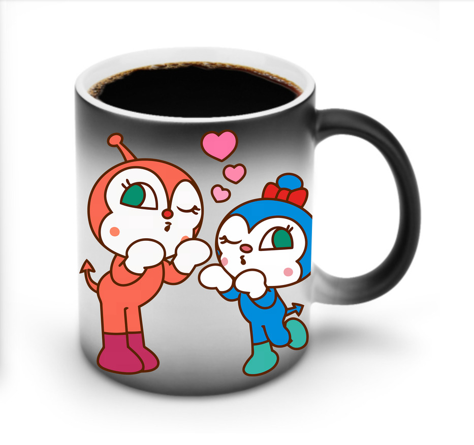 （画像用） アンパンマン Anpanman 温度変色マグカップ