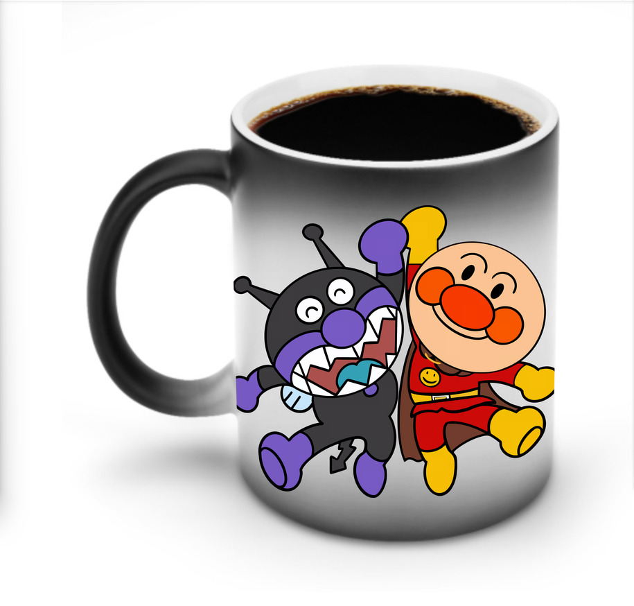 （画像用） アンパンマン Anpanman 温度変色マグカップ