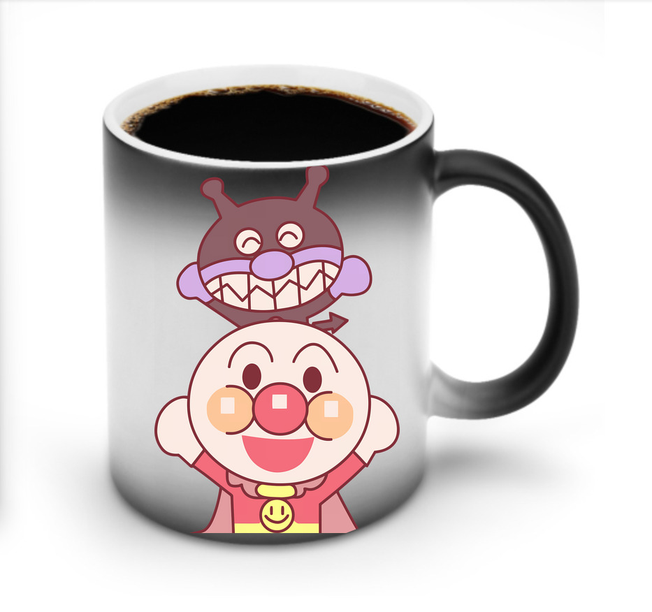 （画像用） アンパンマン Anpanman 温度変色マグカップ