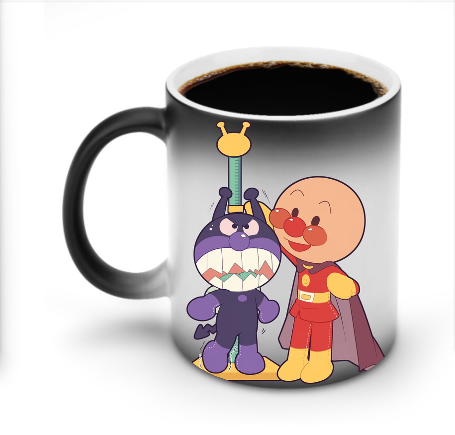 （画像用） アンパンマン Anpanman 温度変色マグカップ