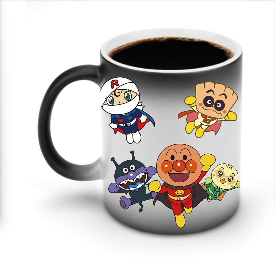 （画像用） アンパンマン Anpanman 温度変色マグカップ