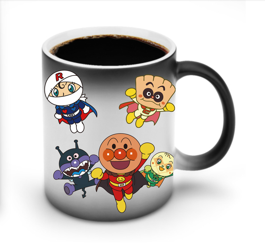 （画像用） アンパンマン Anpanman 温度変色マグカップ