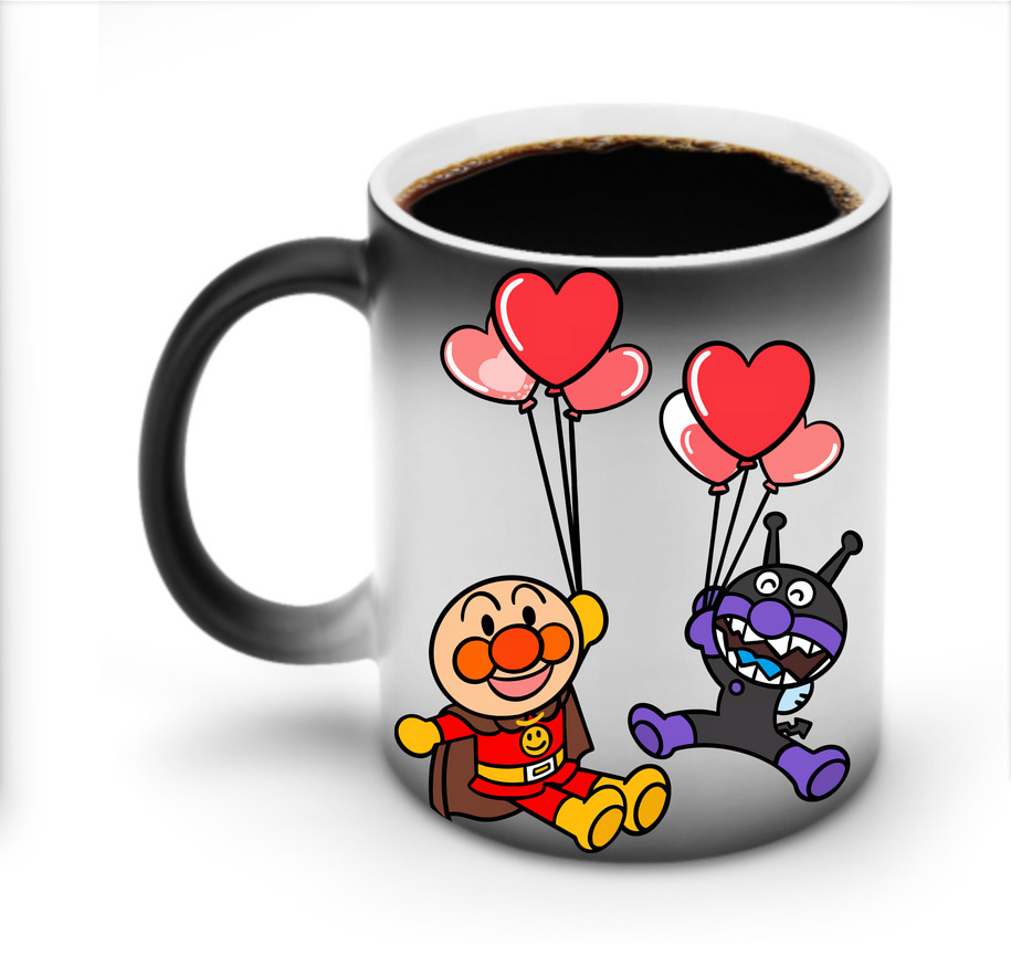 （画像用） アンパンマン Anpanman 温度変色マグカップ