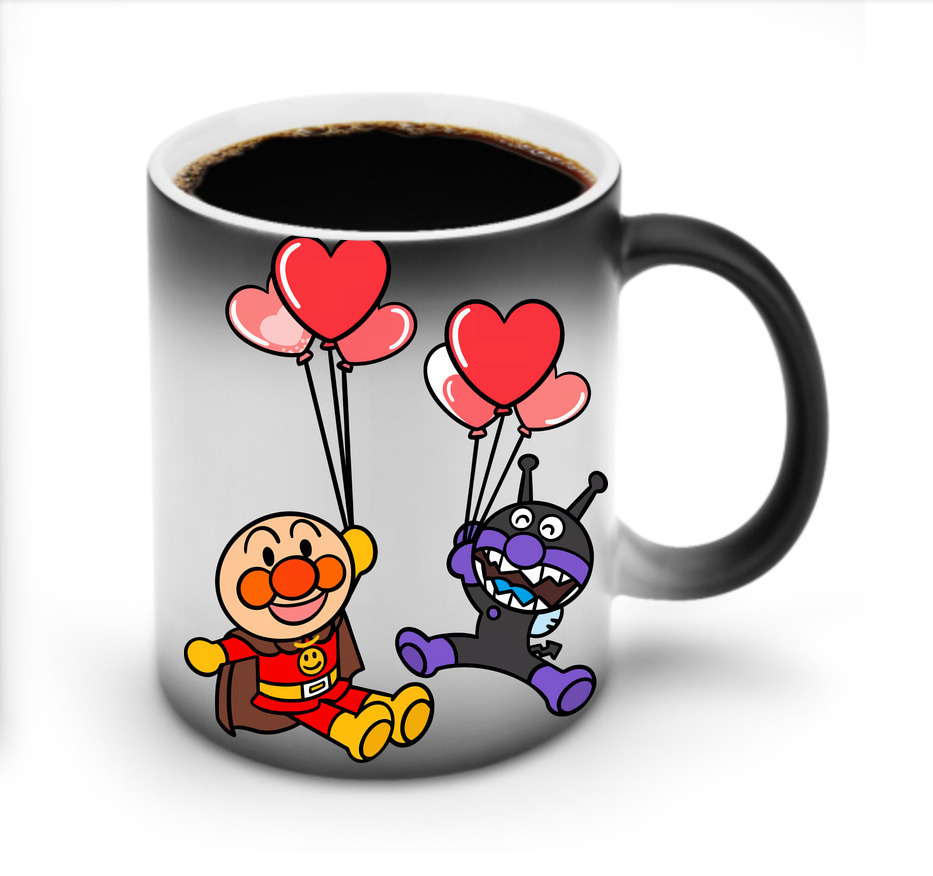 （画像用） アンパンマン Anpanman 温度変色マグカップ