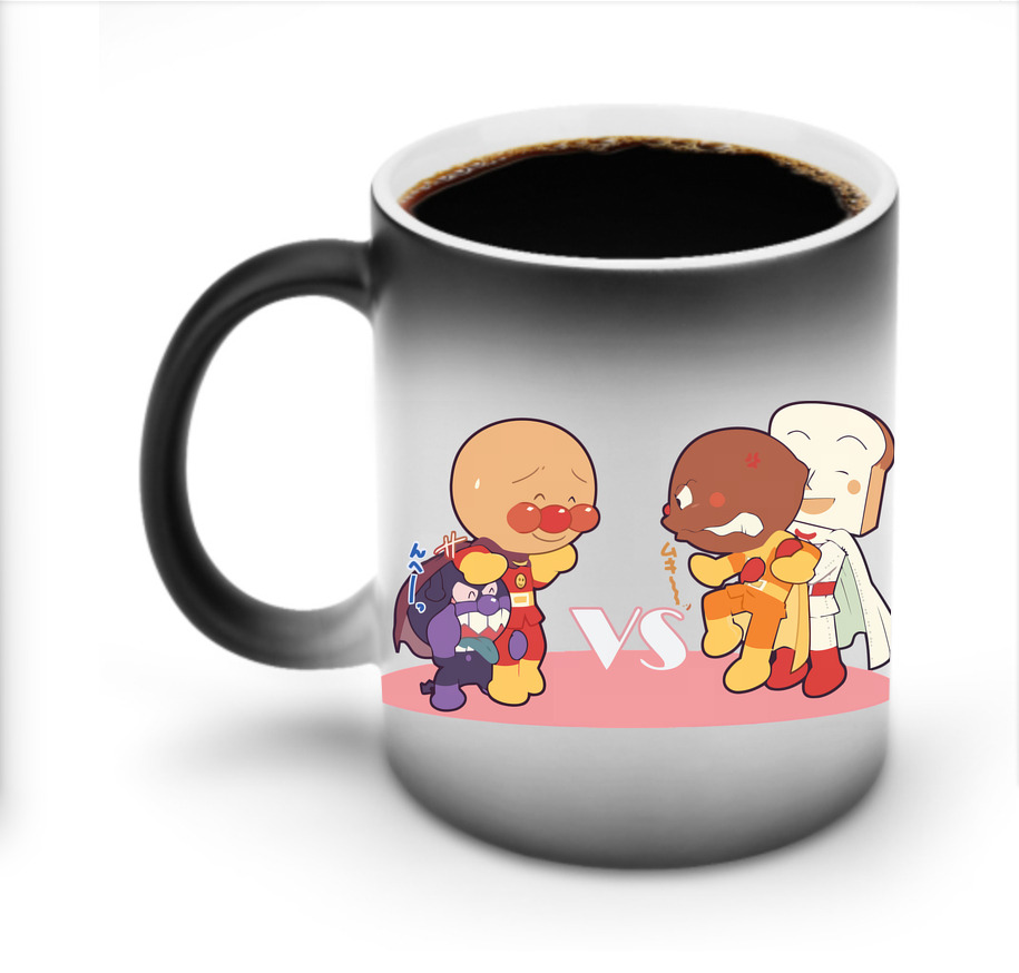 （画像用） アンパンマン Anpanman 温度変色マグカップ