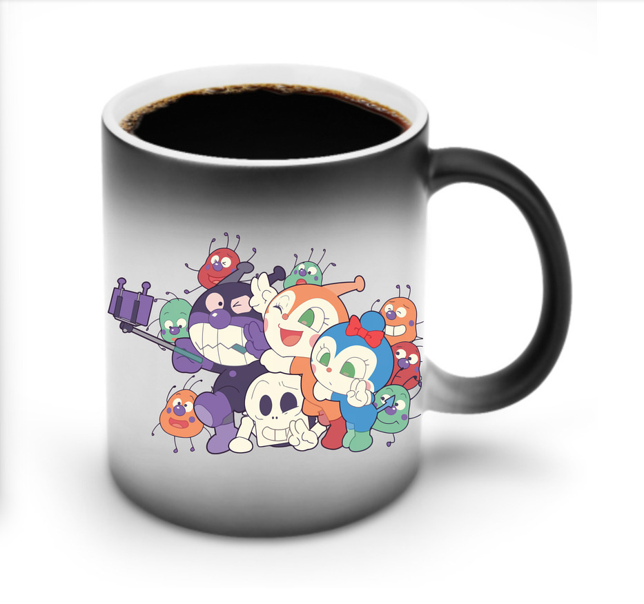 （画像用） アンパンマン Anpanman 温度変色マグカップ