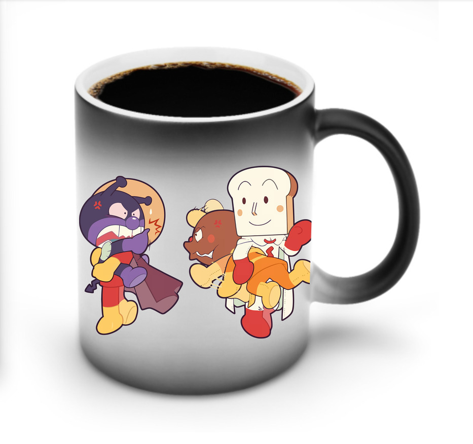 （画像用） アンパンマン Anpanman 温度変色マグカップ