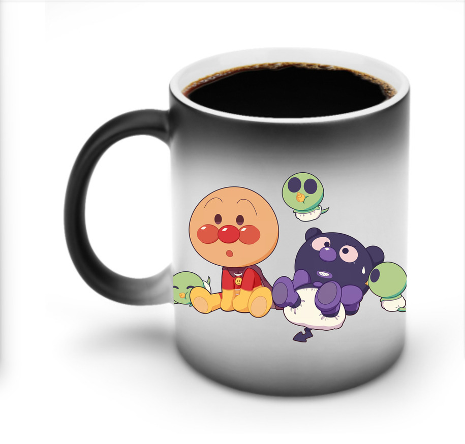 （画像用） アンパンマン Anpanman 温度変色マグカップ