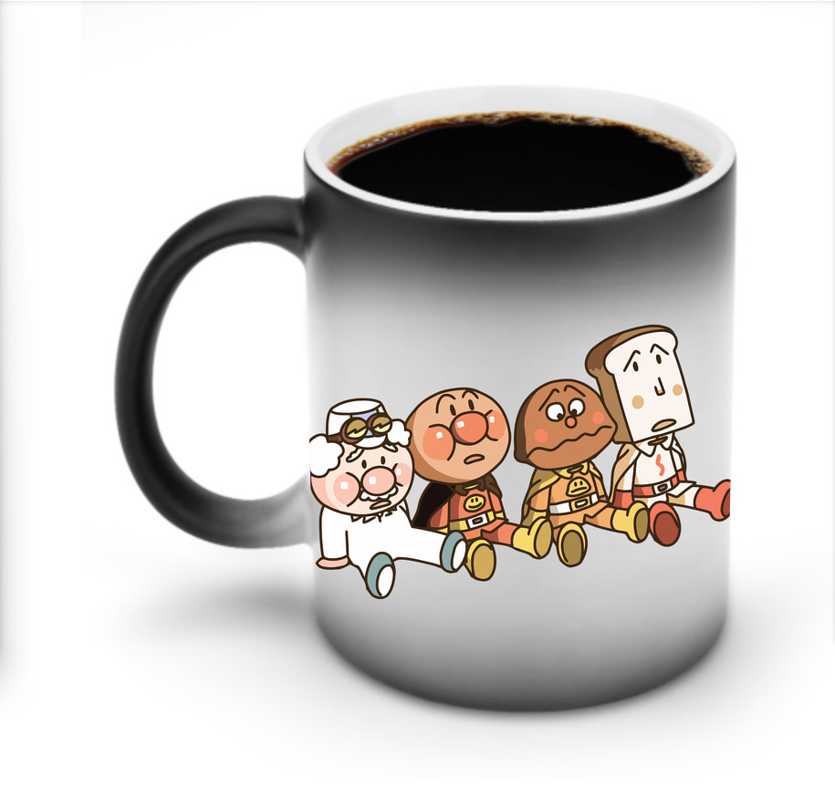 （画像用） アンパンマン Anpanman 温度変色マグカップ