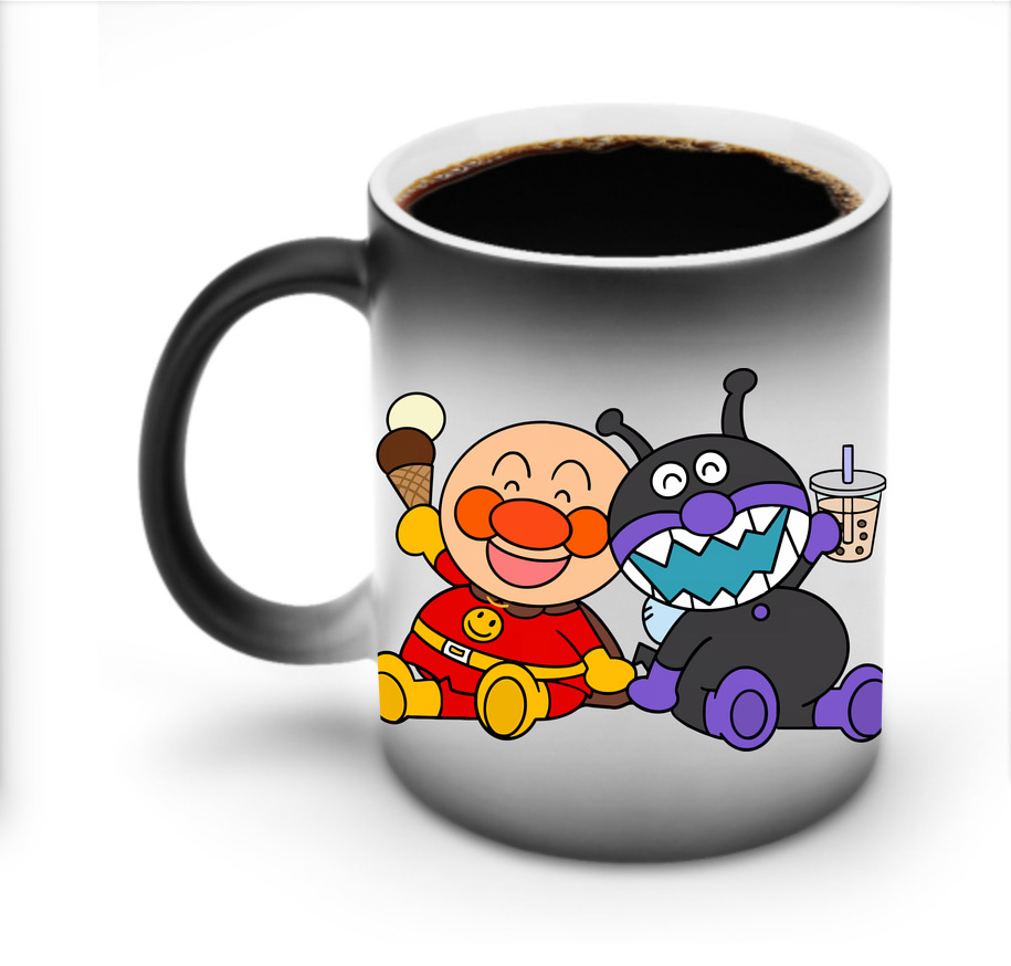 （画像用） アンパンマン Anpanman 温度変色マグカップ
