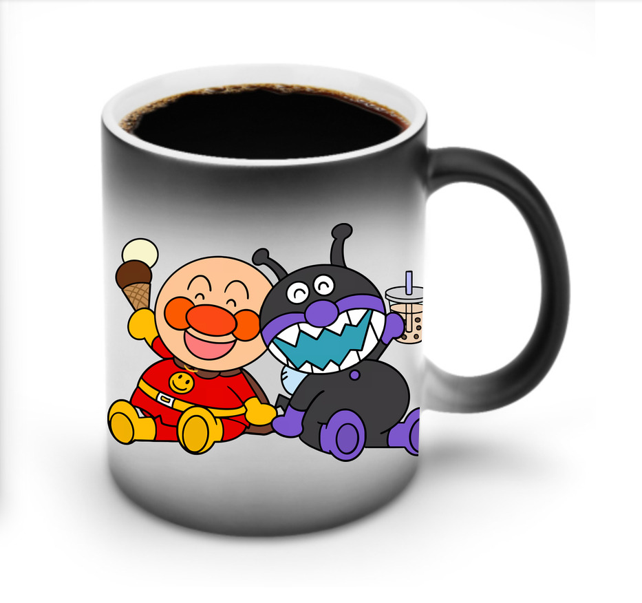 （画像用） アンパンマン Anpanman 温度変色マグカップ