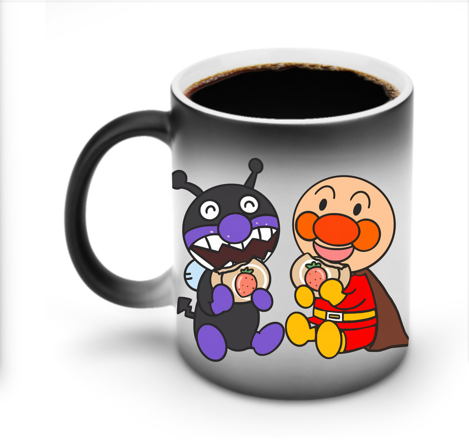 （画像用） アンパンマン Anpanman 温度変色マグカップ