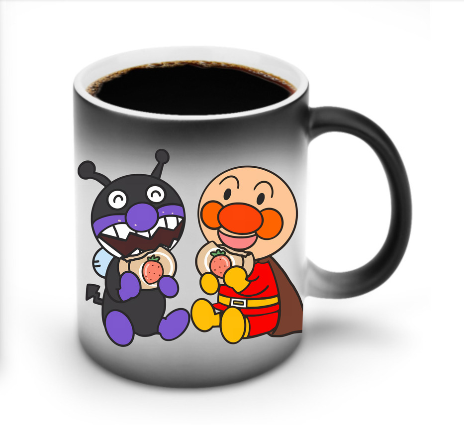 （画像用） アンパンマン Anpanman 温度変色マグカップ