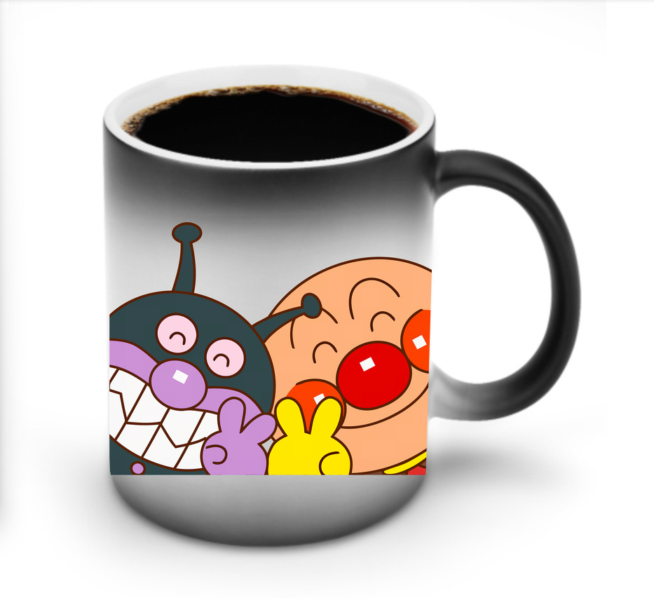 （画像用） アンパンマン Anpanman 温度変色マグカップ