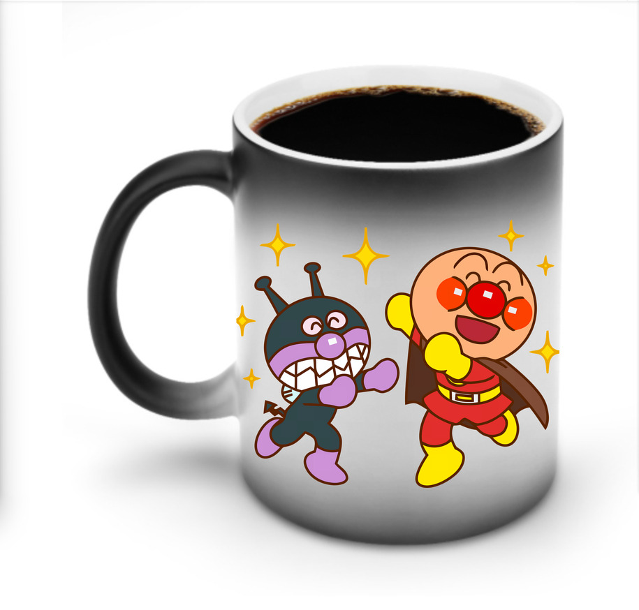 （画像用） アンパンマン Anpanman 温度変色マグカップ