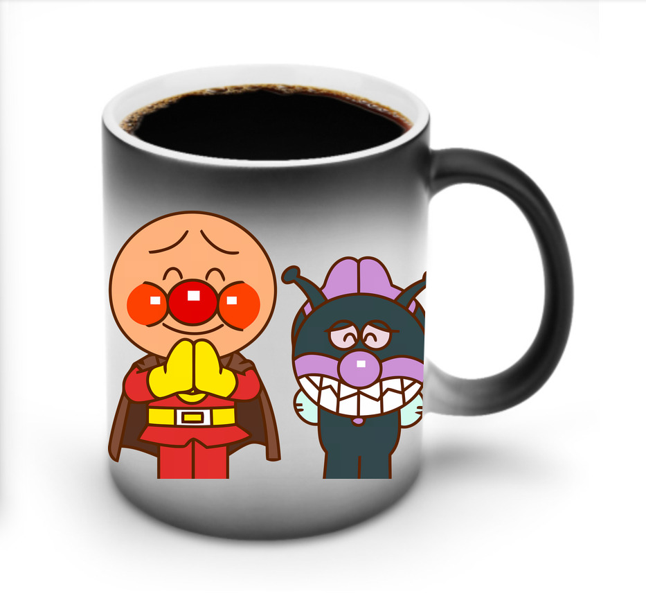 （画像用） アンパンマン Anpanman 温度変色マグカップ