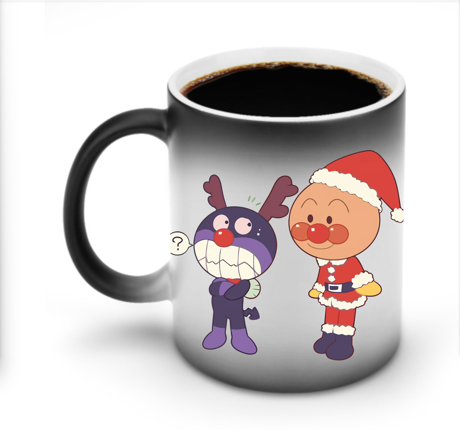 （画像用） アンパンマン Anpanman 温度変色マグカップ