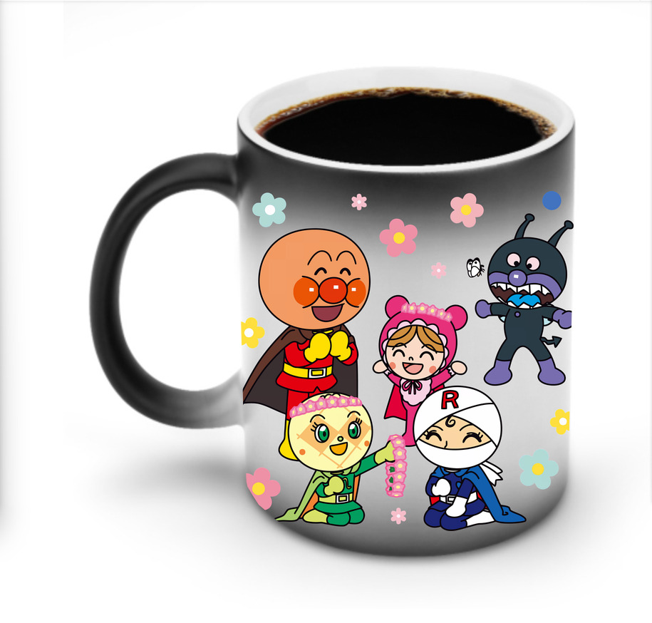 （画像用） アンパンマン Anpanman 温度変色マグカップ