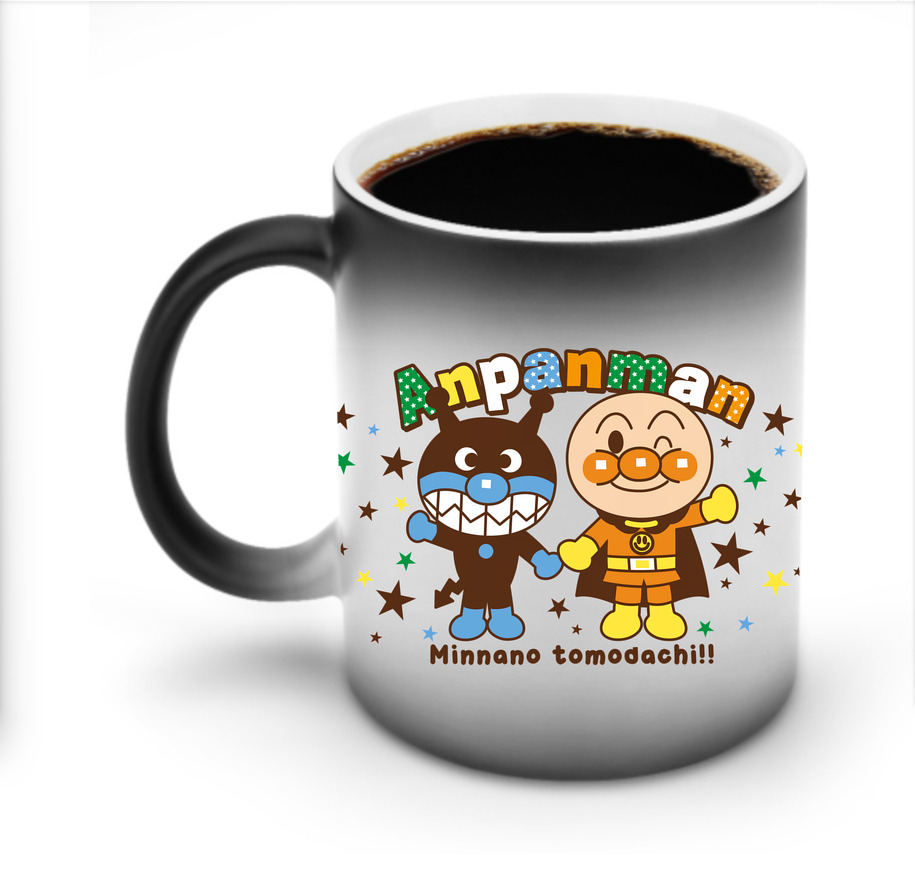 （画像用） アンパンマン Anpanman 温度変色マグカップ
