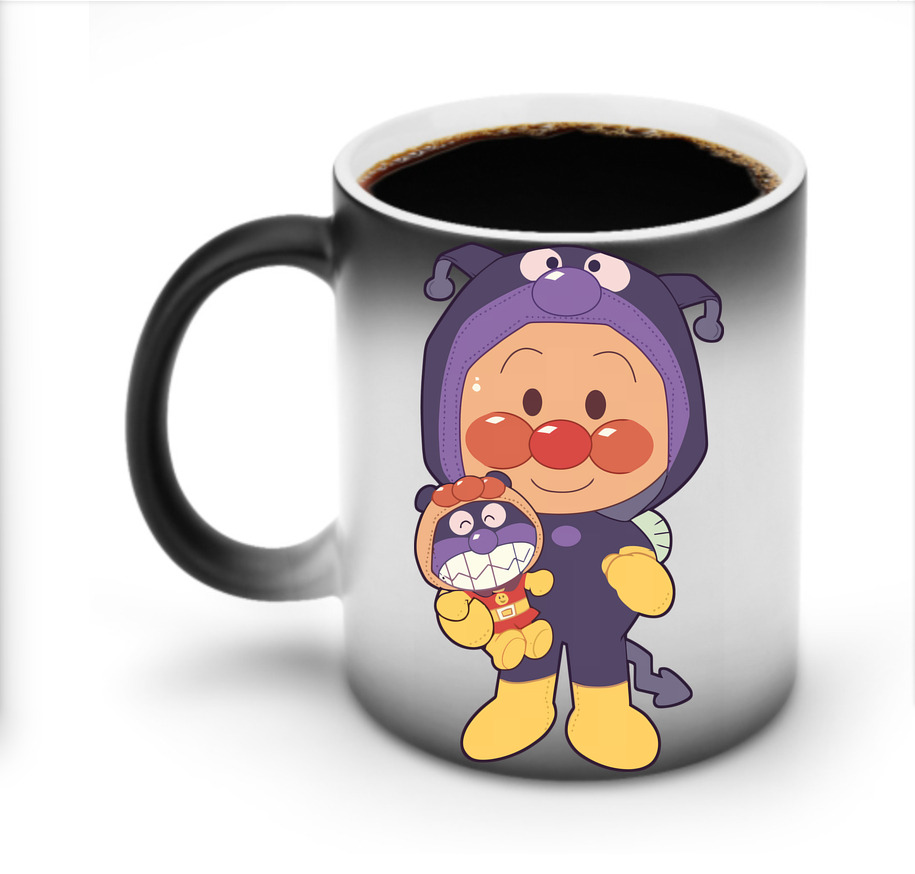 （画像用） アンパンマン Anpanman 温度変色マグカップ