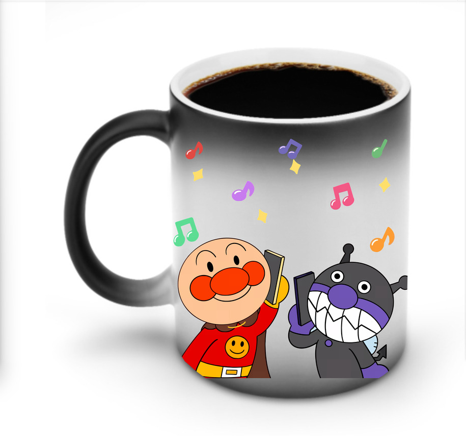 （画像用） アンパンマン Anpanman 温度変色マグカップ