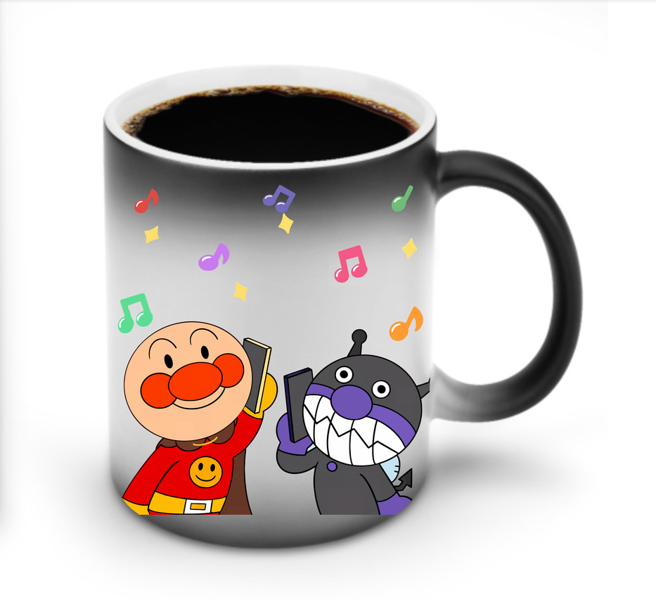 （画像用） アンパンマン Anpanman 温度変色マグカップ